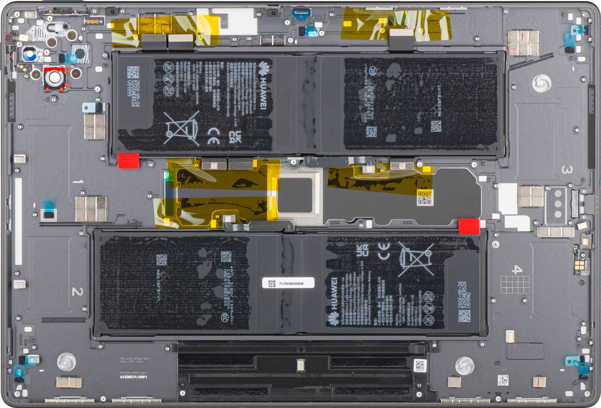 Zadní kryt baterie Huawei MatePad Pro Max PapperMatte Edition, s baterií, šedý (Space Gray), servisní balíček 02357TLP