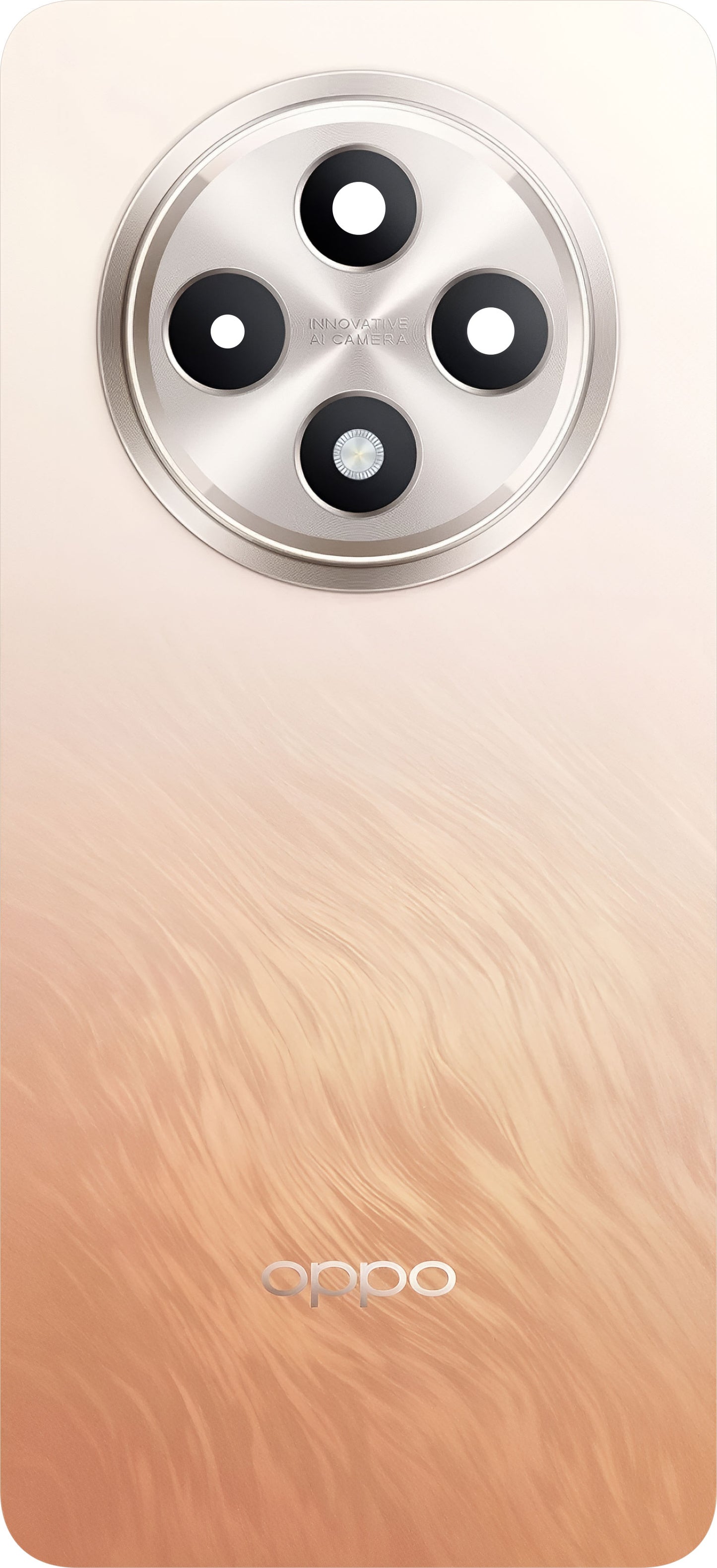 Kryt baterie Oppo Reno12 F, Oranžová (Amber Orange), Service Pack 621033000344