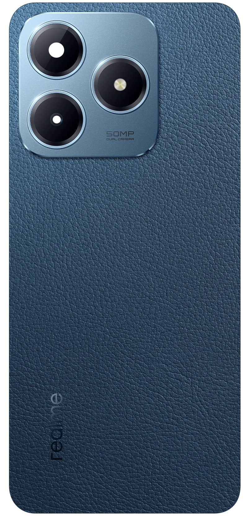 Kryt baterie Realme C63, Modrý (Leather Blue), Service Pack 621033000270