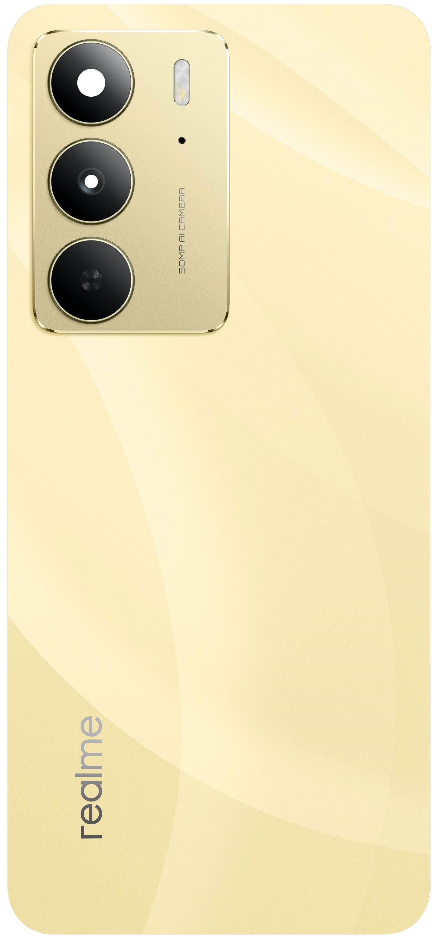 Kryt baterie Realme Realme 14x (India), Zlatý (Golden Glow), Service Pack 621033000420