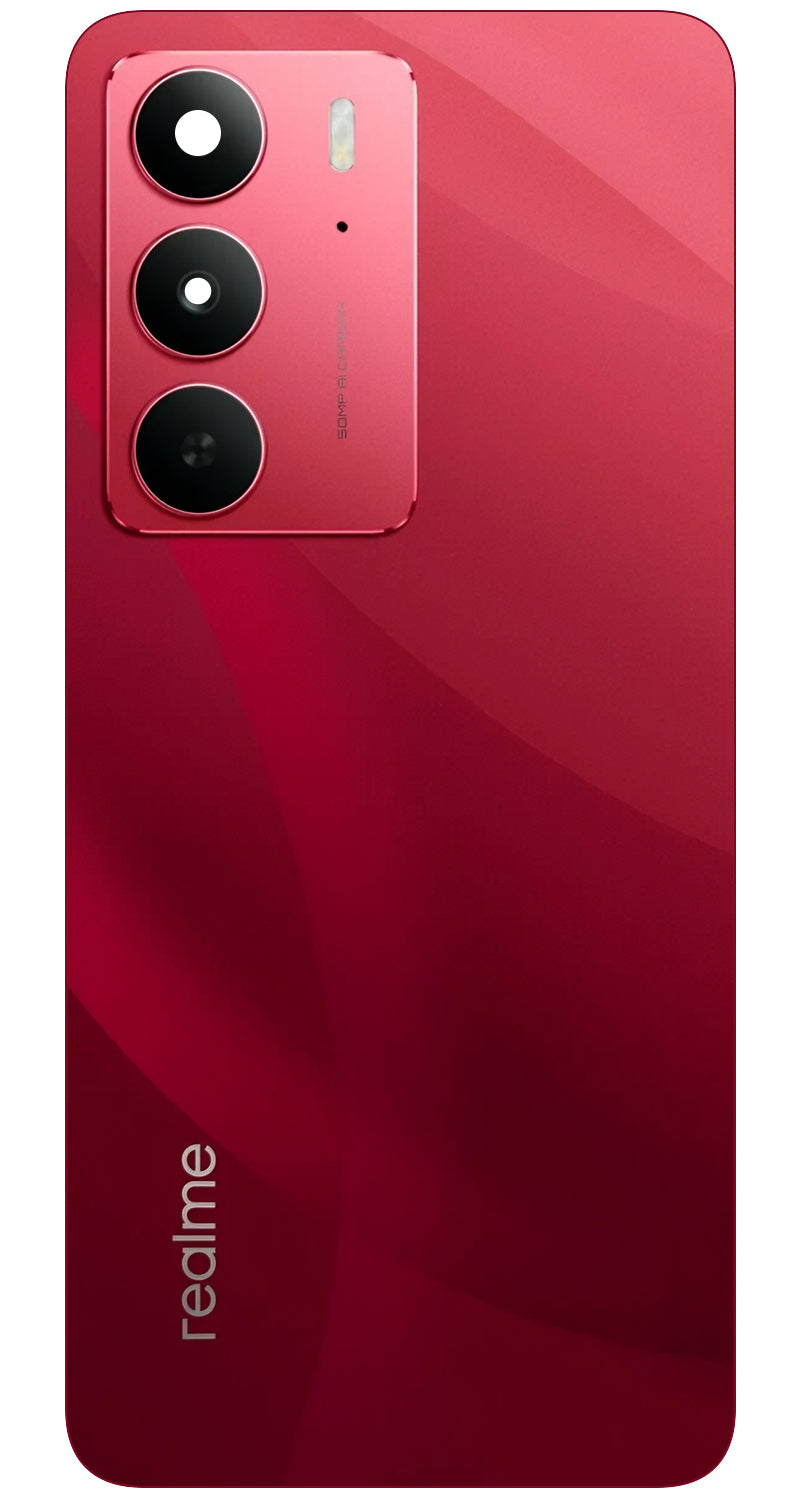 Kryt baterie Realme C75 4G, Červená (Ruby Red), Servisní balíček 621033000509