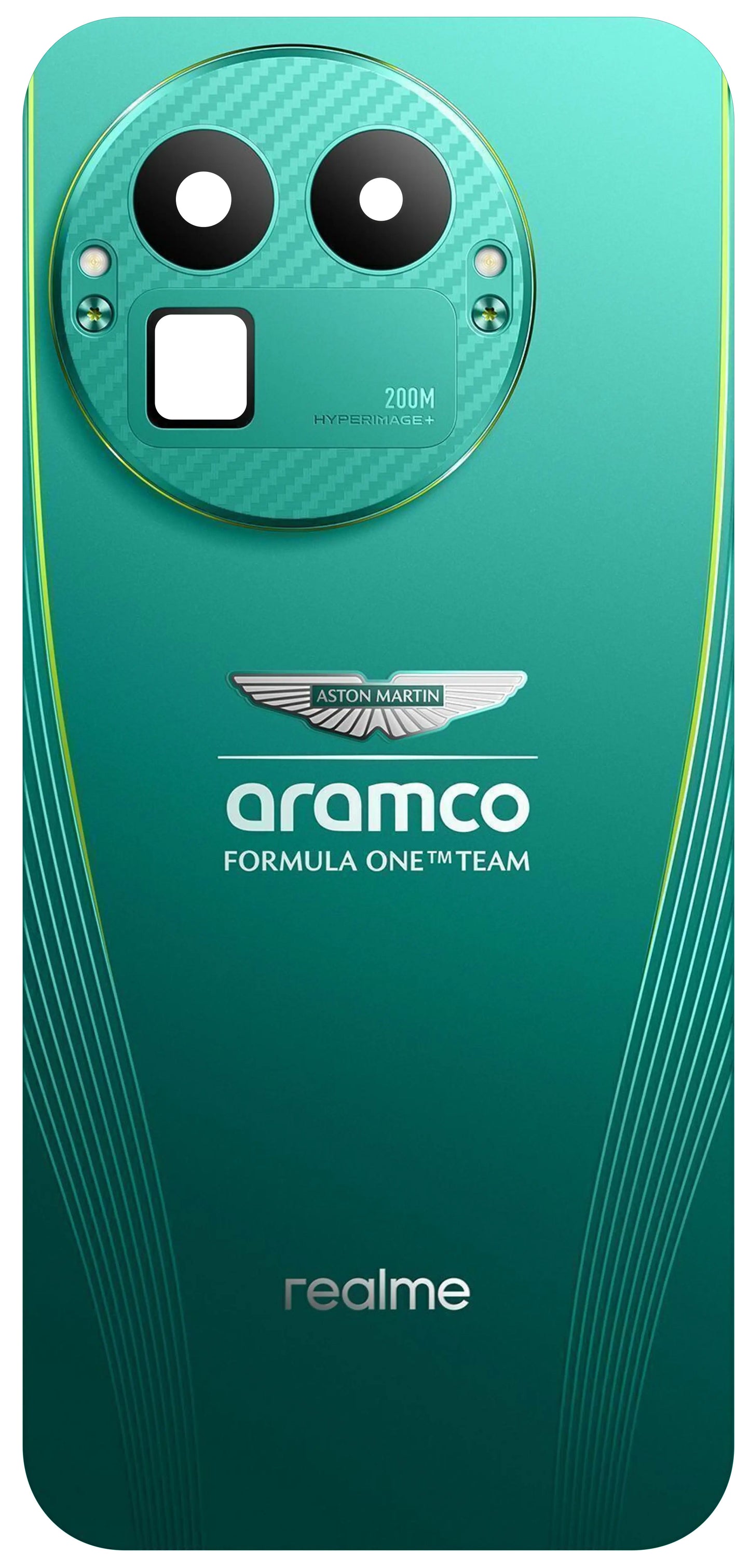 Kryt baterie Realme GT 8 Pro, Zelená (Aston Martin Green), Service Pack 621033000794