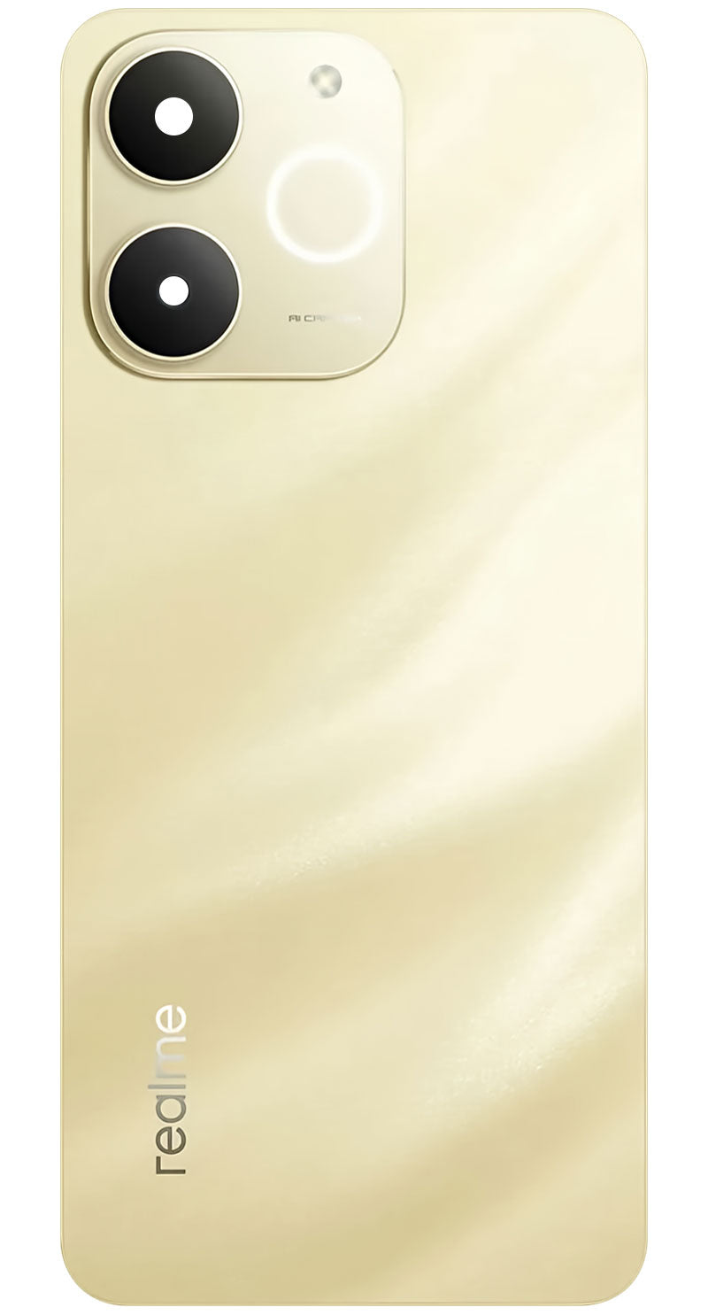 Kryt baterie Realme Note 70T, Zlatý (Beach Gold), Service Pack 621033000697