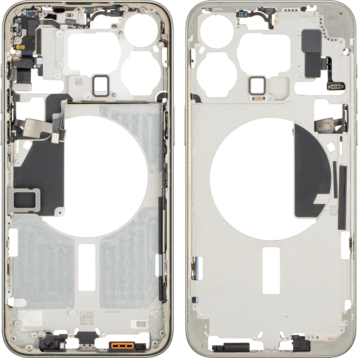 Mijloc Pouzdro pro Apple iPhone 15 Pro Max, béžové (přírodní titan), Swap