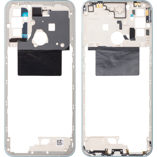 Střední pouzdro Oppo A52, bílé