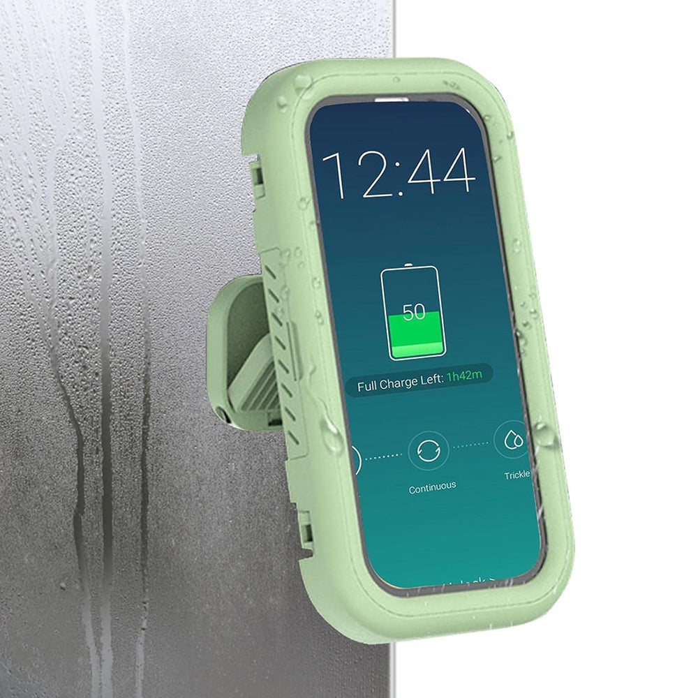 Nástěnné pouzdro s dotykovou membránou Techsuit LC-999 pro telefon, vodotěsné, fialové