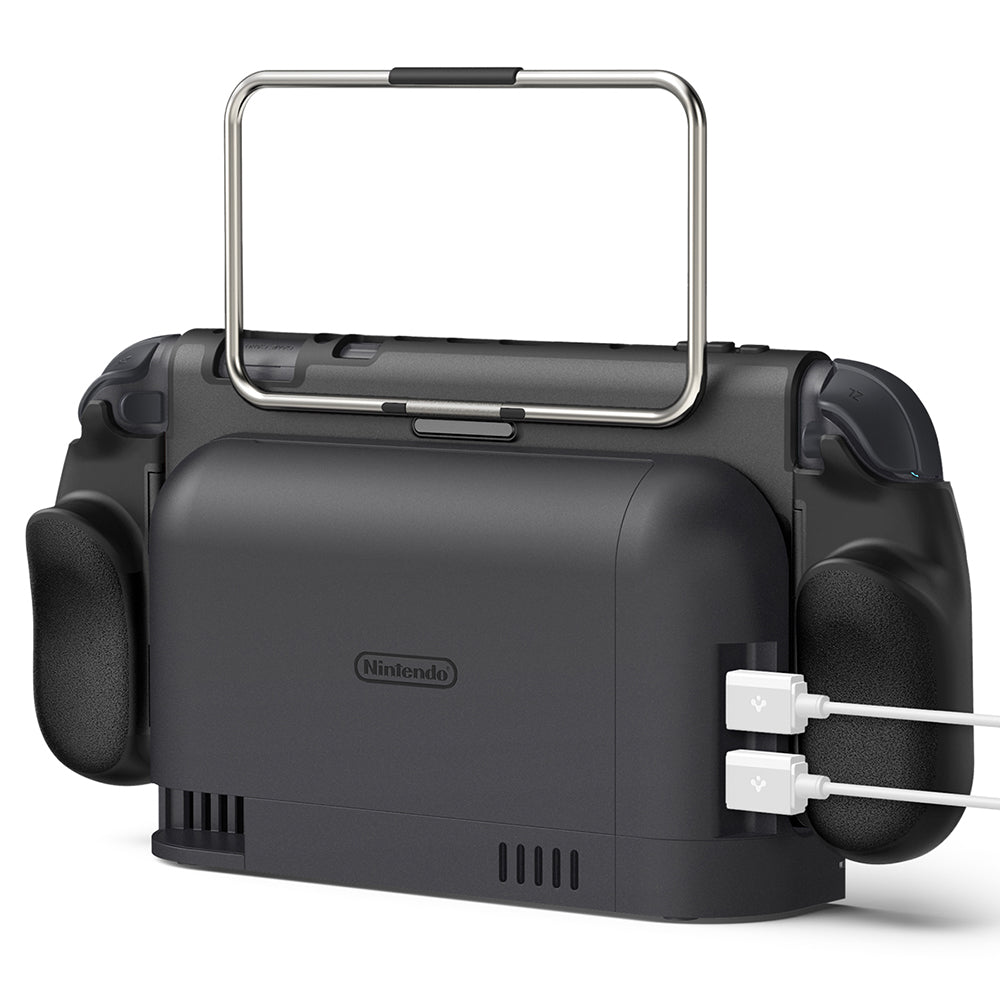 Ochranný kryt Spigen Dual Grip Pro pro konzoli Nintendo Switch 2, černý ACS10196