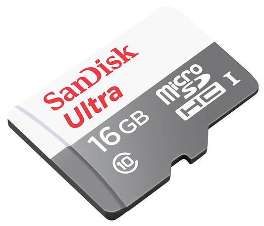 Paměťová karta microSDHC SanDisk Ultra, 16Gb, Třída 10 SDSQUNS-016G-GN3MN