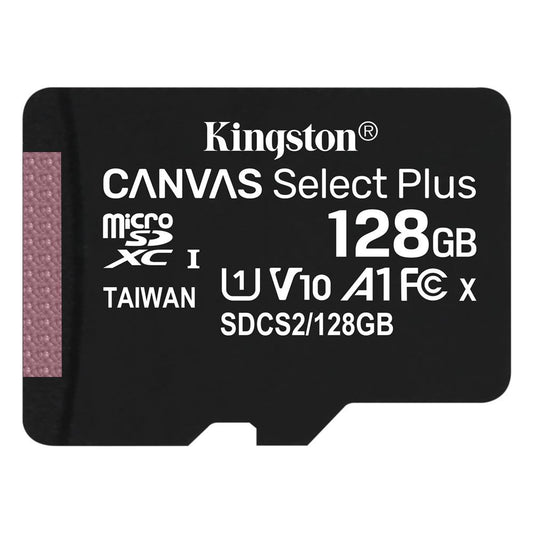 Paměťová karta Kingston Canvas Select Plus, 128Gb, Class 10 / UHS-1 U1 SDCS2/128GBSP microSDXC