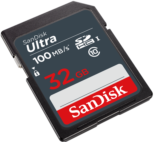 Paměťová karta SDHC SanDisk Ultra, 32Gb, Třída 10 SDSDUNR-032G-GN3IN