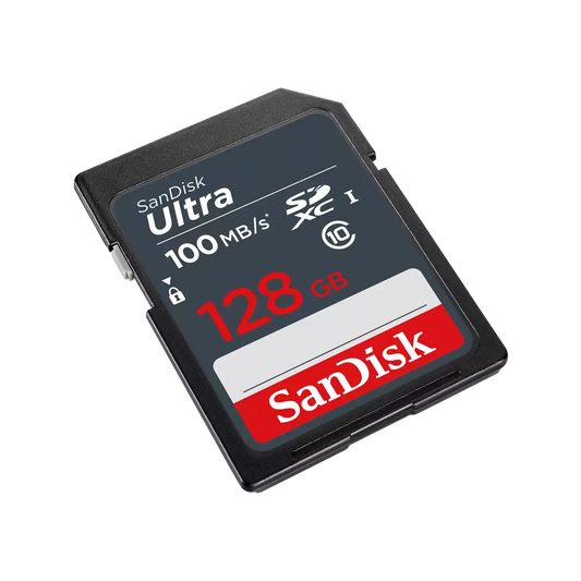Paměťová karta SDXC SanDisk Ultra, 128Gb, Třída 10 SDSDUNR-128G-GN3IN