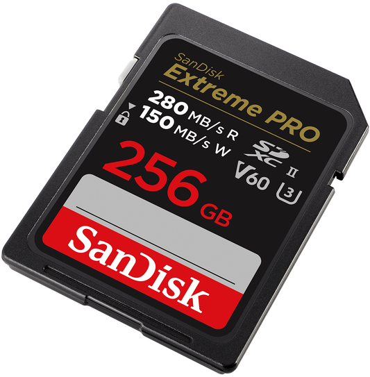 Paměťová karta SDXC SanDisk Extreme Pro, 256GB, Třída 10 / UHS-2 U3 SDSDXEP-256G-GN4IN