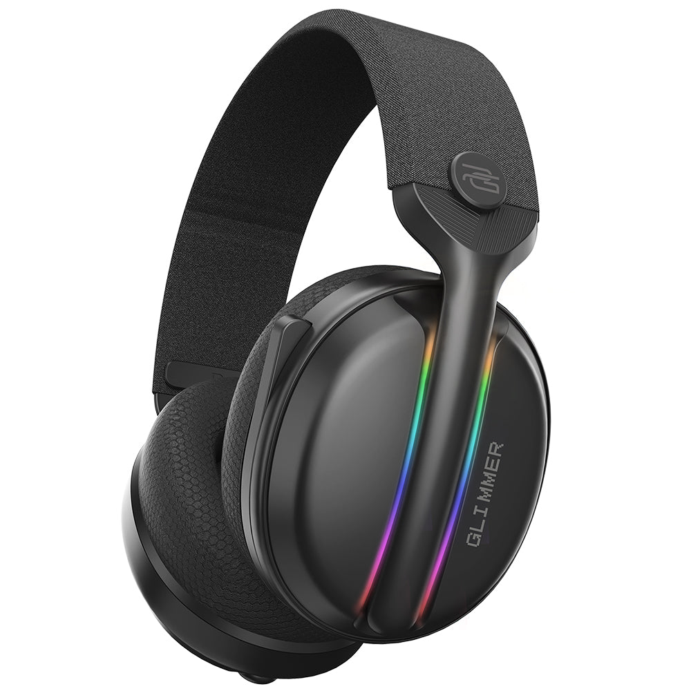 Bezdrátová herní sluchátka Proove Glimmer, RGB, BT / Wi-Fi / kabelová, černá WHGL00022001