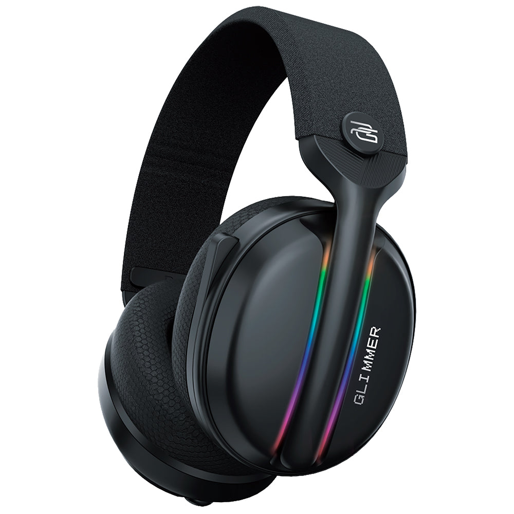Sluchátka Gaming Wireless Proove Glimmer, RGB, BT / Wi-Fi / Wired, Černé Fialové WHGL00022016