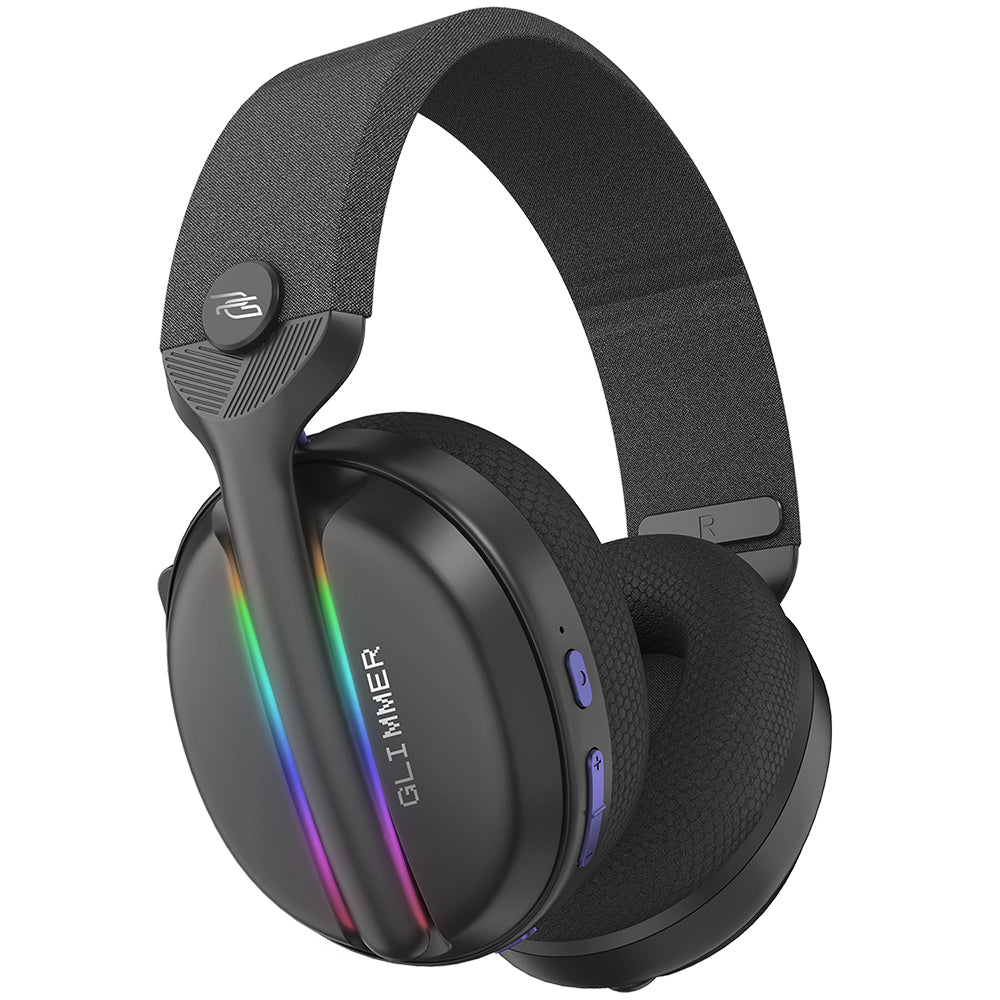 Sluchátka Gaming Wireless Proove Glimmer, RGB, BT / Wi-Fi / Wired, Černé Fialové WHGL00022016