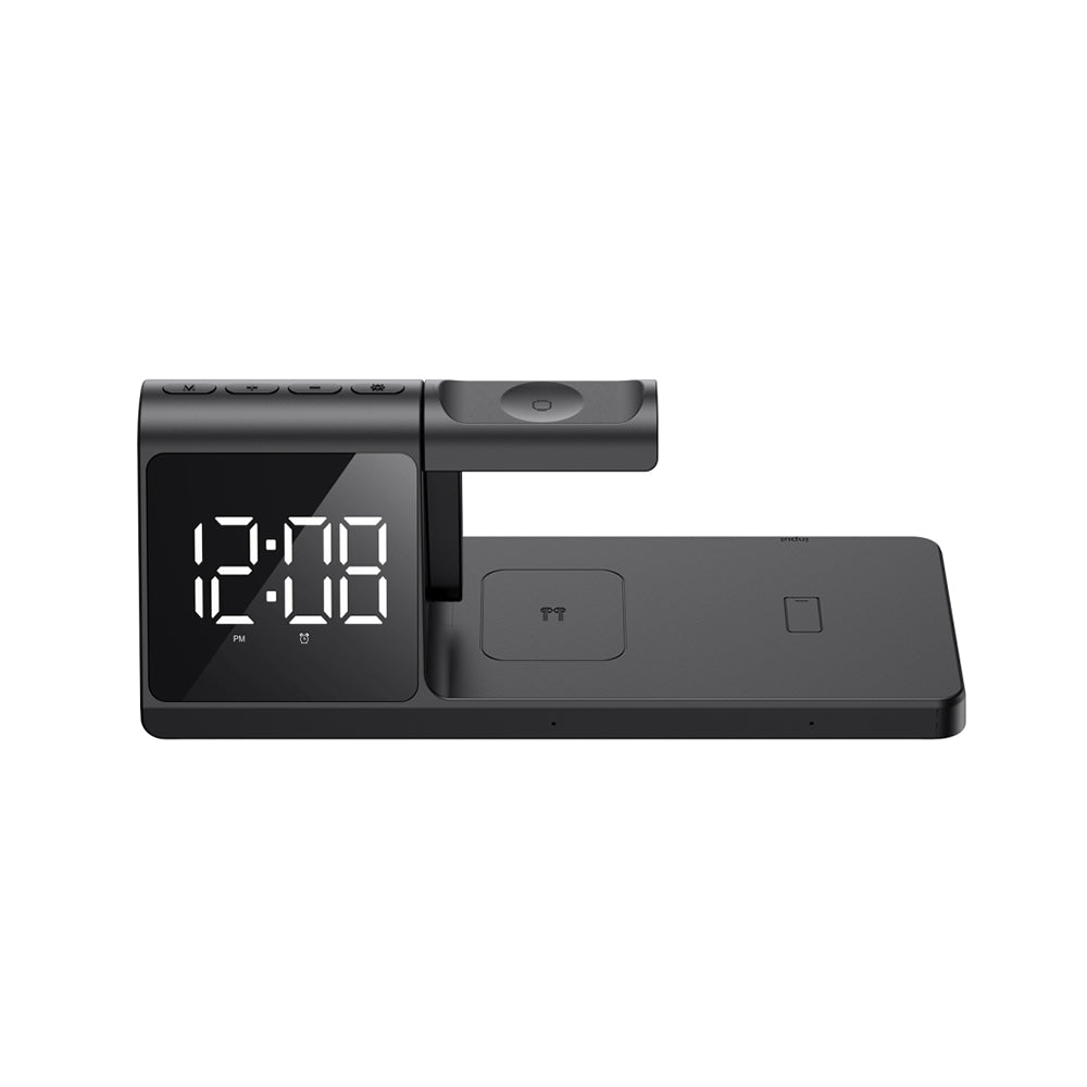 Digitální hodinky HAVIT W3042 4v1 s bezdrátovým nabíjením QI, černé