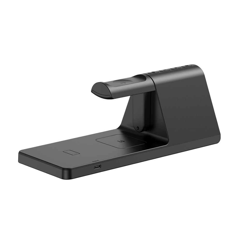 Digitální hodinky HAVIT W3042 4v1 s bezdrátovým nabíjením QI, černé