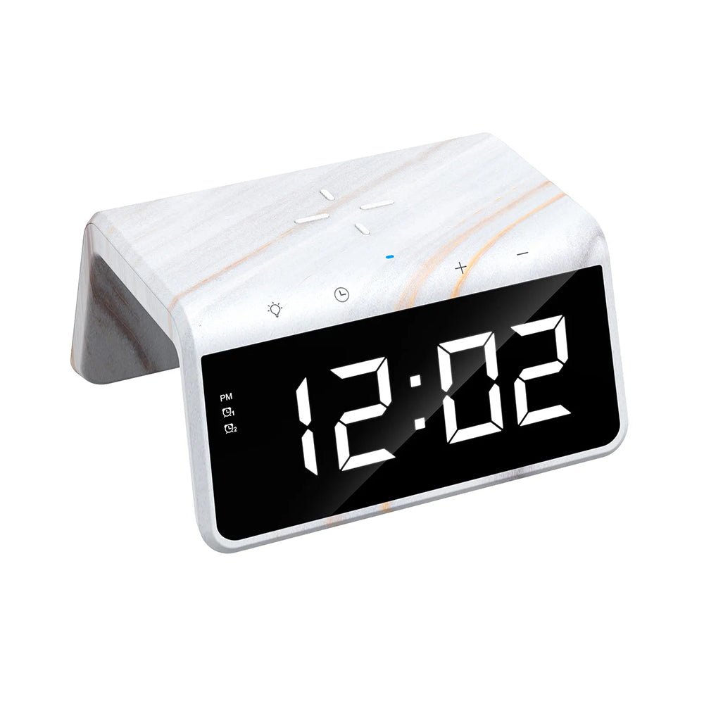 Digitální hodinky HAVIT W320 s bezdrátovým nabíjením QI, černé