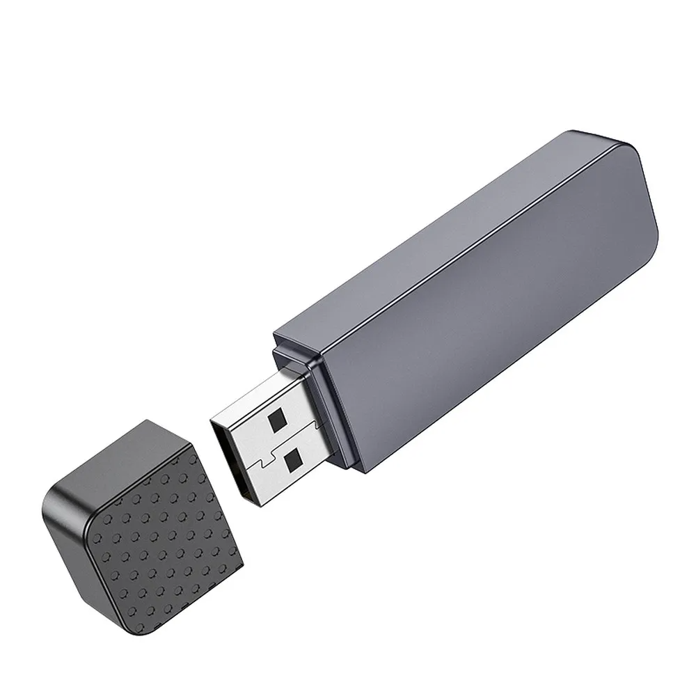 Čtečka karet USB 3.0 HOCO HB45, SD - microSD, šedá