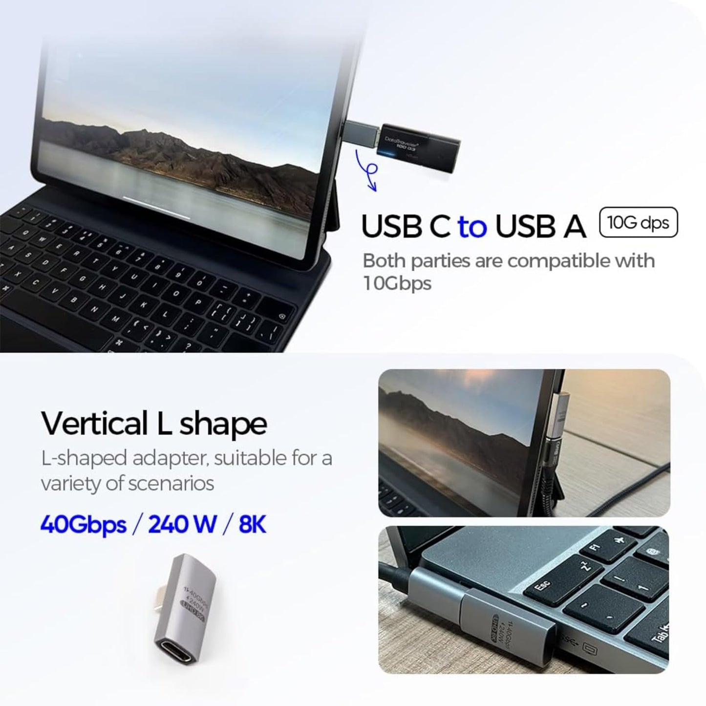 Čtečka karet USB / USB-C OEM OmniLink Pro-003 Travel, 10v1, Šedá