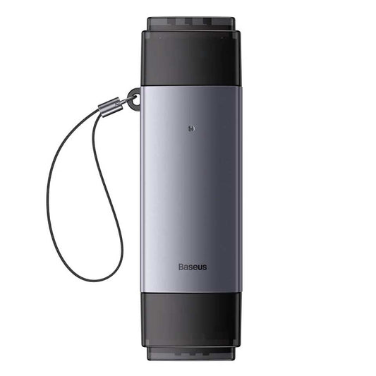 Čtečka karet USB / USB-C Baseus Lite, SD - microSD, šedá WKQX060113
