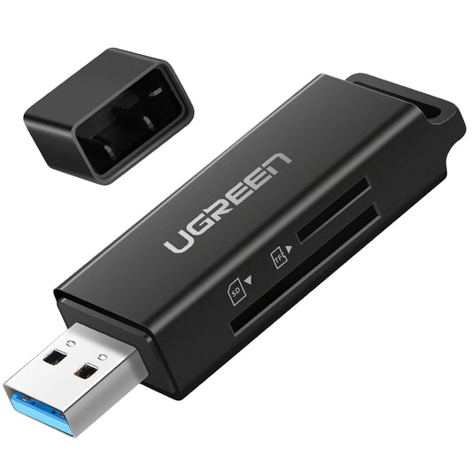 Čtečka karet USB 3.0 UGREEN CM104, SD - microSD, černá