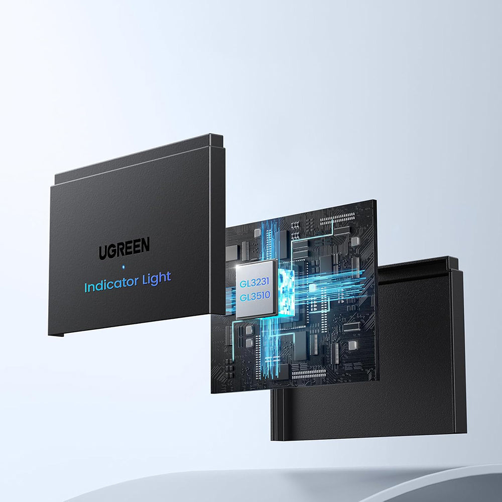 Čtečka karet USB / USB-C UGREEN CM812 (45167), SD - microSD - 2 x USB-A, černá