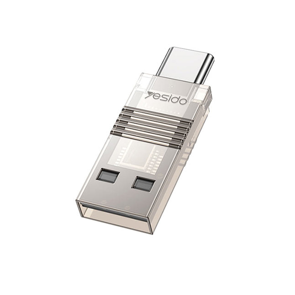 Čtečka karet USB / USB-C Yesido GS21, microSD, Transparent
