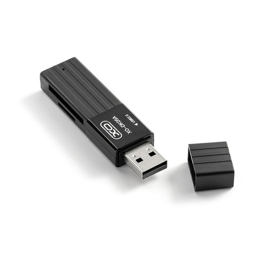 Čtečka karet USB XO Design DK05A, SD - microSD, černá