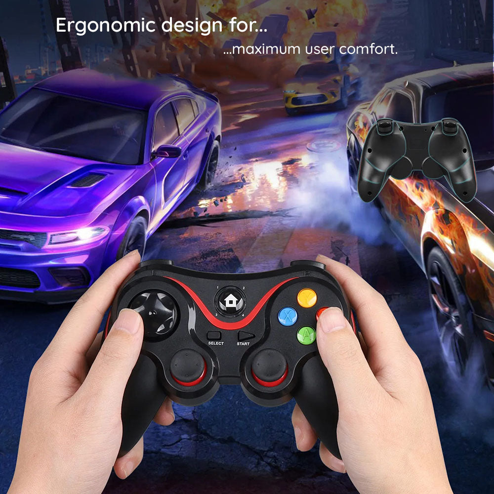 Ovladač Techsuit V8, červený