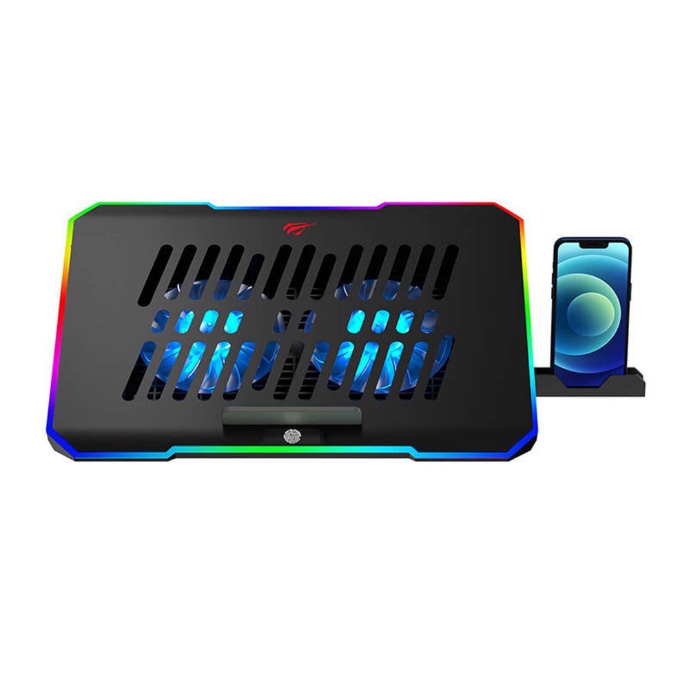 Chladič HAVIT F2069 pro laptop 10 palců - 16 palců, černý