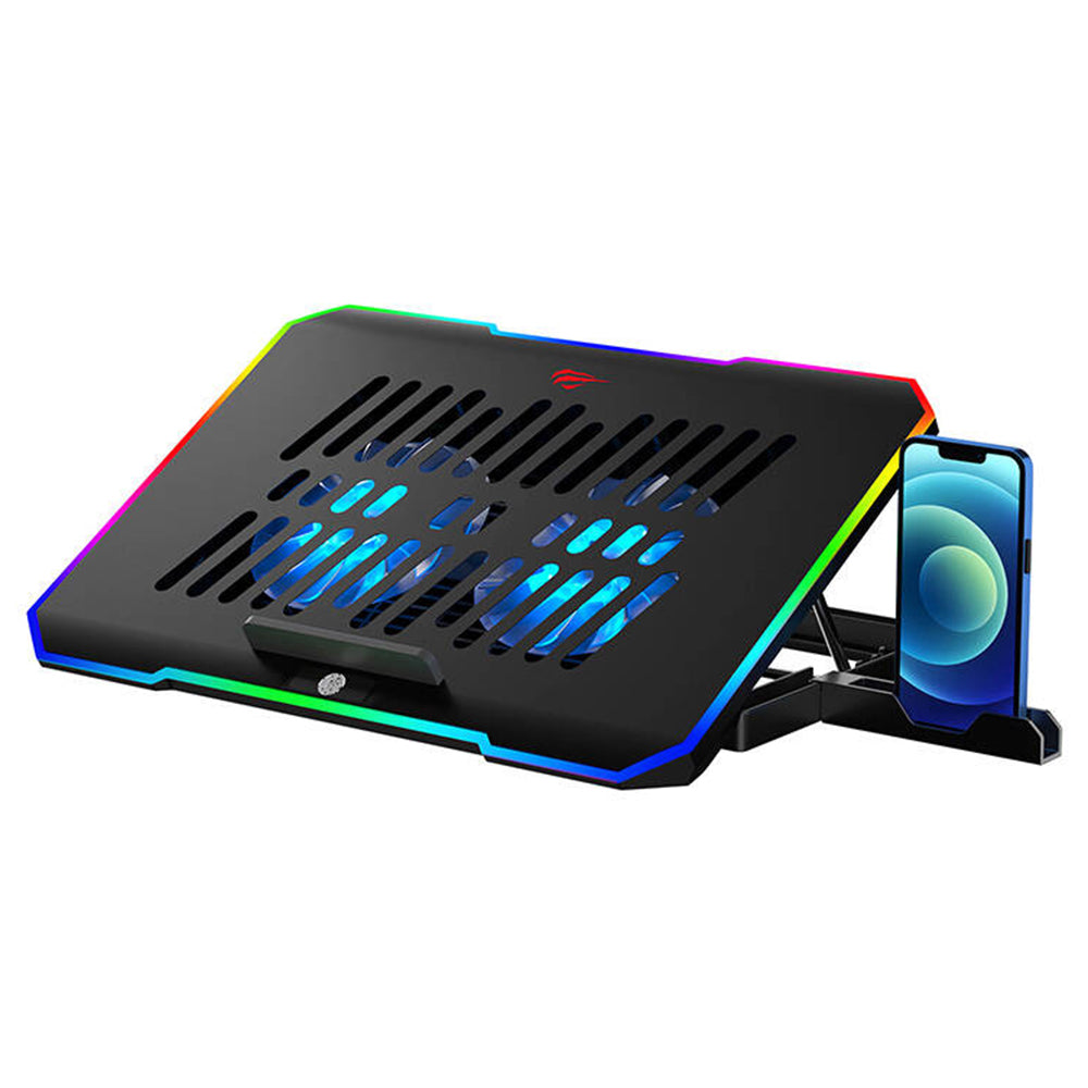 Chladič HAVIT F2069 pro laptop 10 palců - 16 palců, černý