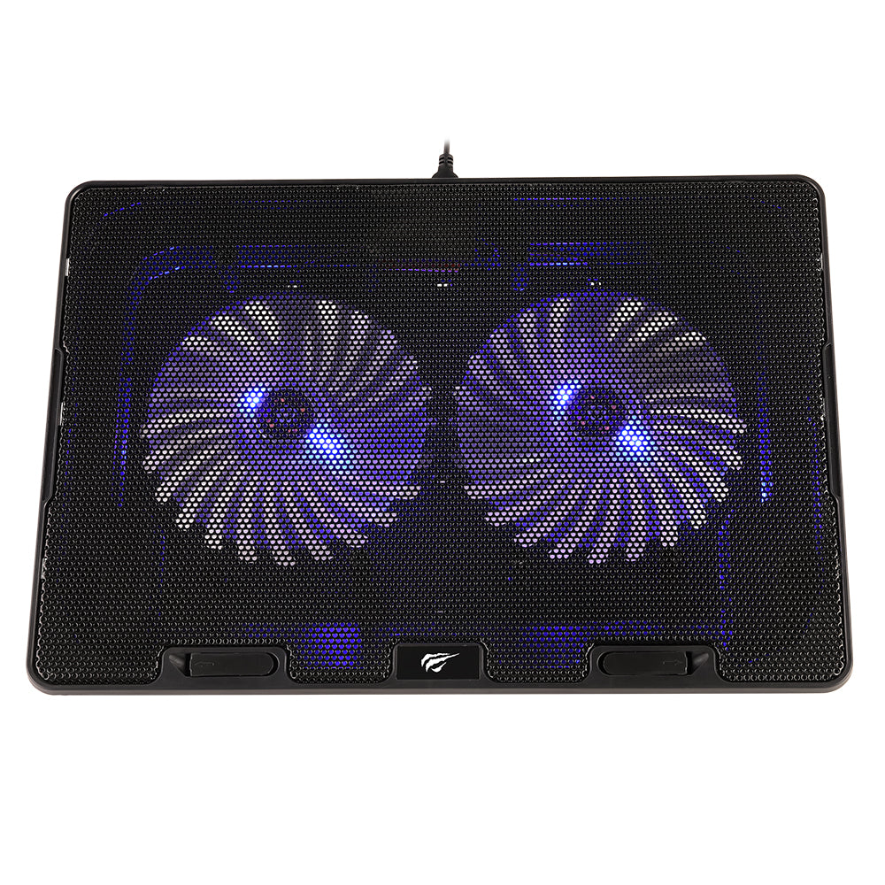 Chladič HAVIT F2083 pro Laptop 9inch - 17inch, Černý