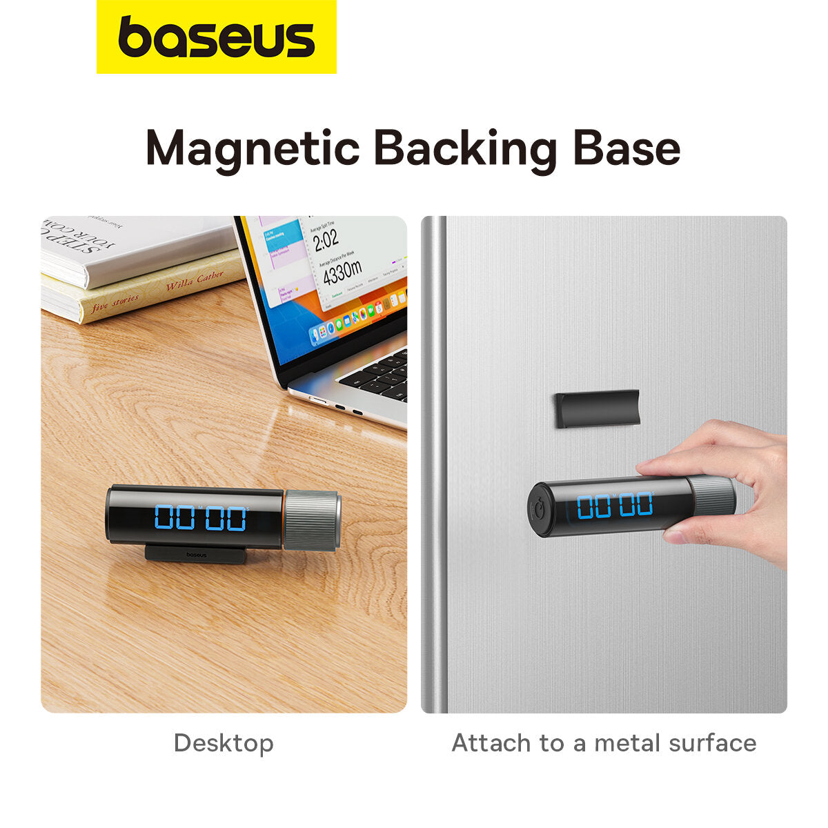 Časovač Baseus Heyo, Černý L60448003111-00