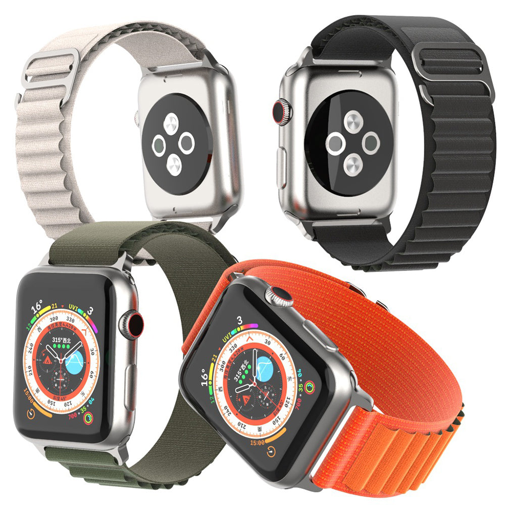 Dámský řemínek Techsuit W037 pro Apple Watch 42mm / 41mm / 40mm / 38mm Series, Oranžový