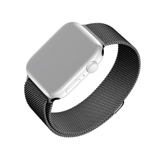 Fixed Mesh řemínek pro Apple Watch 42mm / 41mm / 40mm / 38mm Series, Černý
