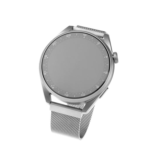 Fixed Mesh řemínek pro Samsung Galaxy Watch / Huawei Watch Series, 20mm, Stříbrný