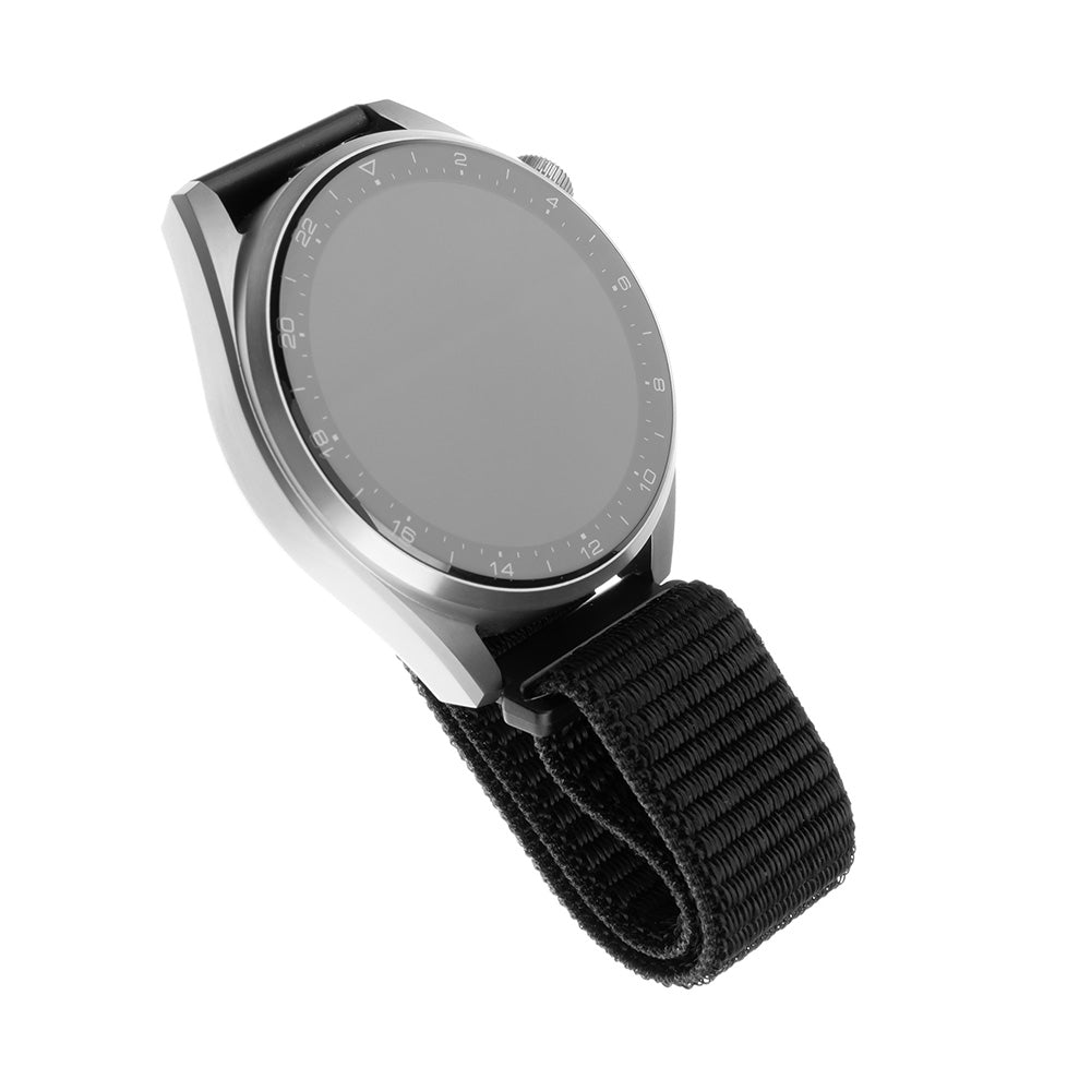 Fixed Nylon řemínek pro Huawei Watch / Xiaomi Watch Series, 22mm, Černá