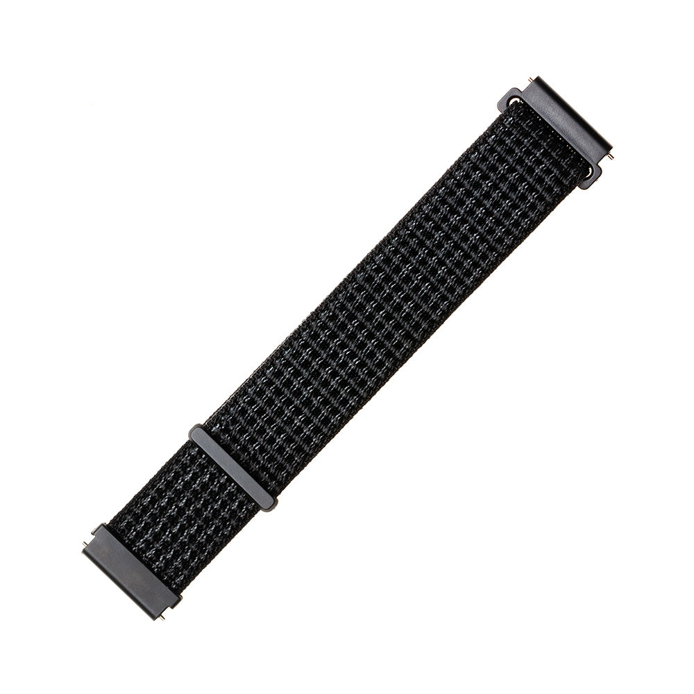 Fixed Nylon řemínek pro Huawei Watch / Xiaomi Watch Series, 22mm, Matně černý