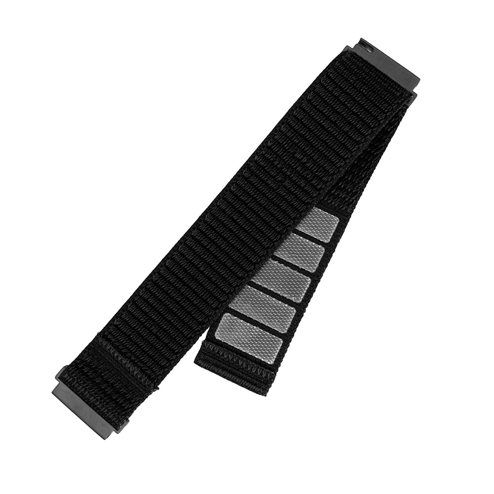 Fixed Nylon Sporty Strap for Huawei Watch / Xiaomi Watch Series, 22mm, Black