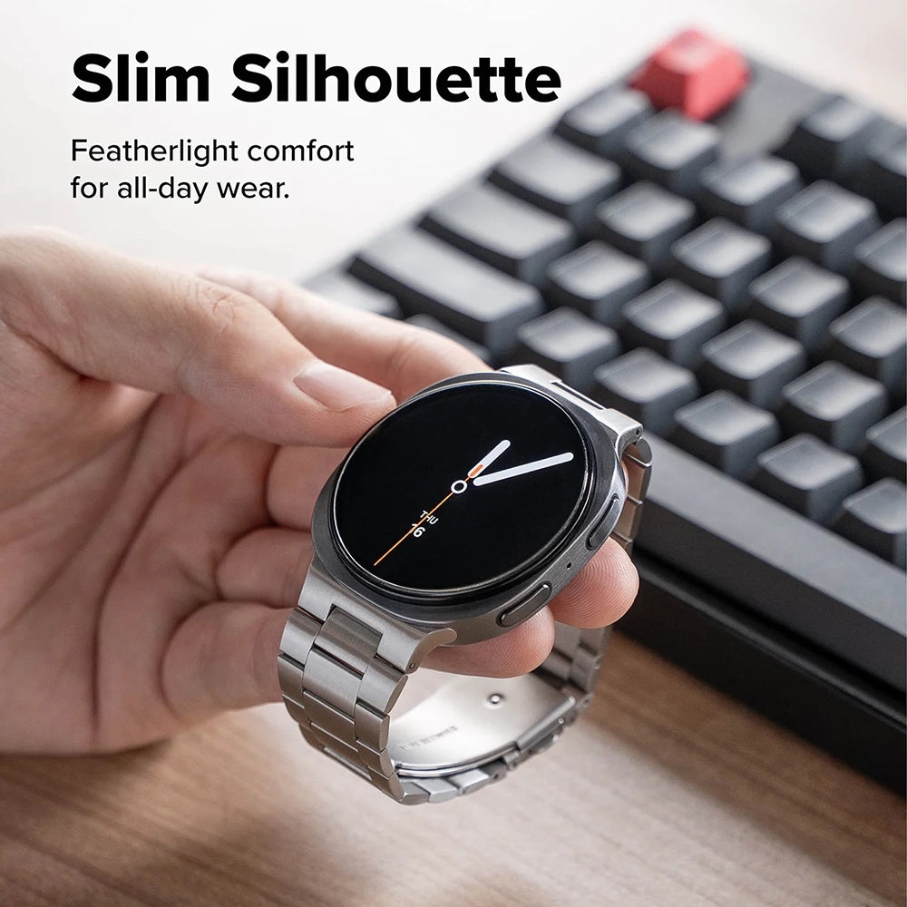 Náramek Ringke Metal One Air pro Samsung Galaxy Watch8 / Watch8 Classic Series, Stříbrný