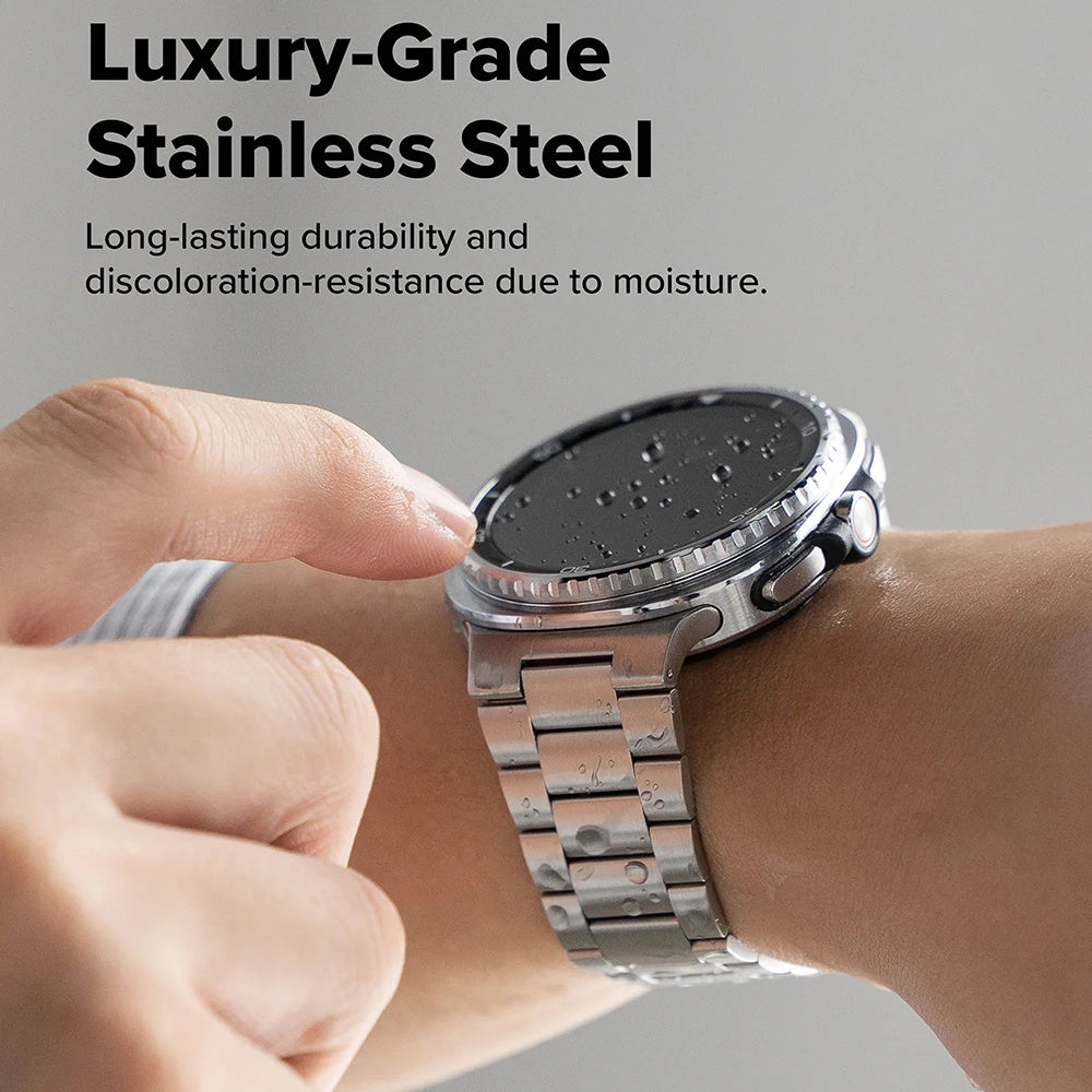 Náramek Ringke Metal One Air pro Samsung Galaxy Watch8 / Watch8 Classic Series, Stříbrný