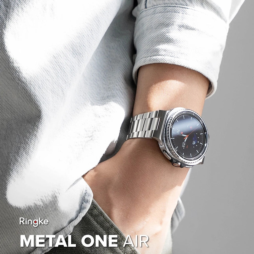 Náramek Ringke Metal One Air pro Samsung Galaxy Watch8 / Watch8 Classic Series, Stříbrný