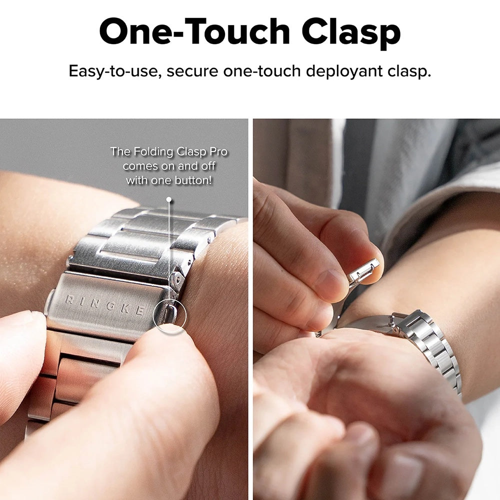 Náramek Ringke Metal One Air pro Samsung Galaxy Watch8 / Watch8 Classic Series, Stříbrný