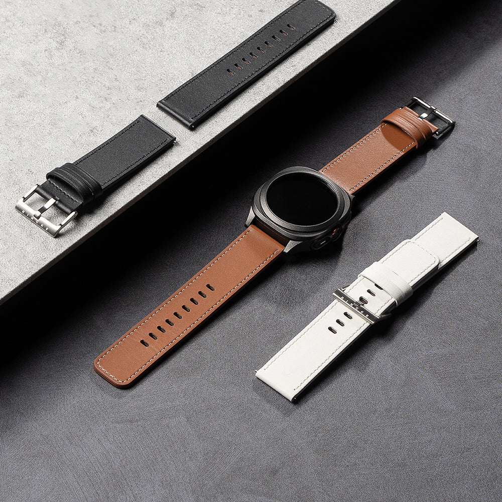 Řemínek Ringke One Basic Bold pro Fossil Watch / Mobvoi Watch / Suunto Watch Series, 24mm, Černý.