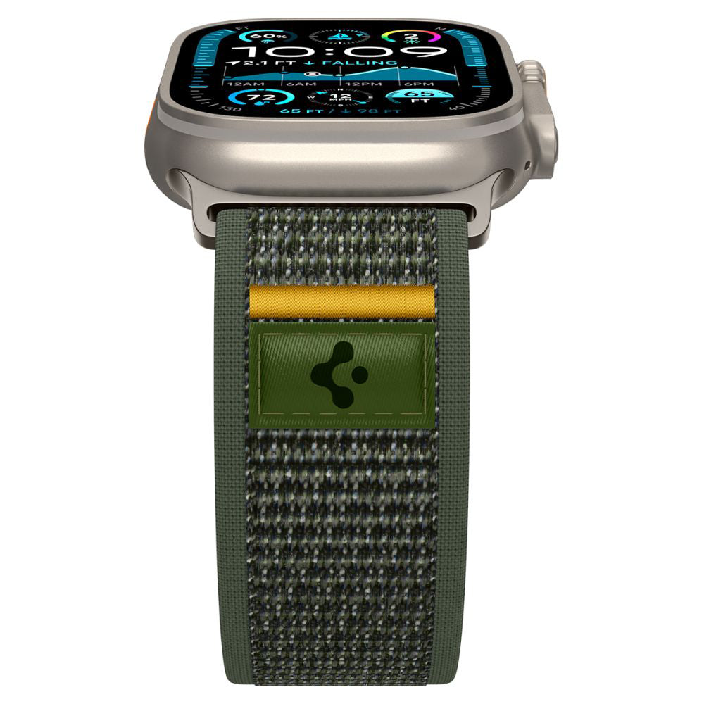 Popruh Spigen Athlex Air pro Apple Watch 49mm / 46mm / 45mm / 44mm Series, Zelený AMP09035