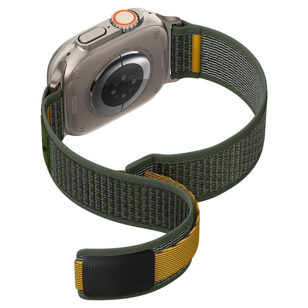 Popruh Spigen Athlex Air pro Apple Watch 49mm / 46mm / 45mm / 44mm Series, Zelený AMP09035