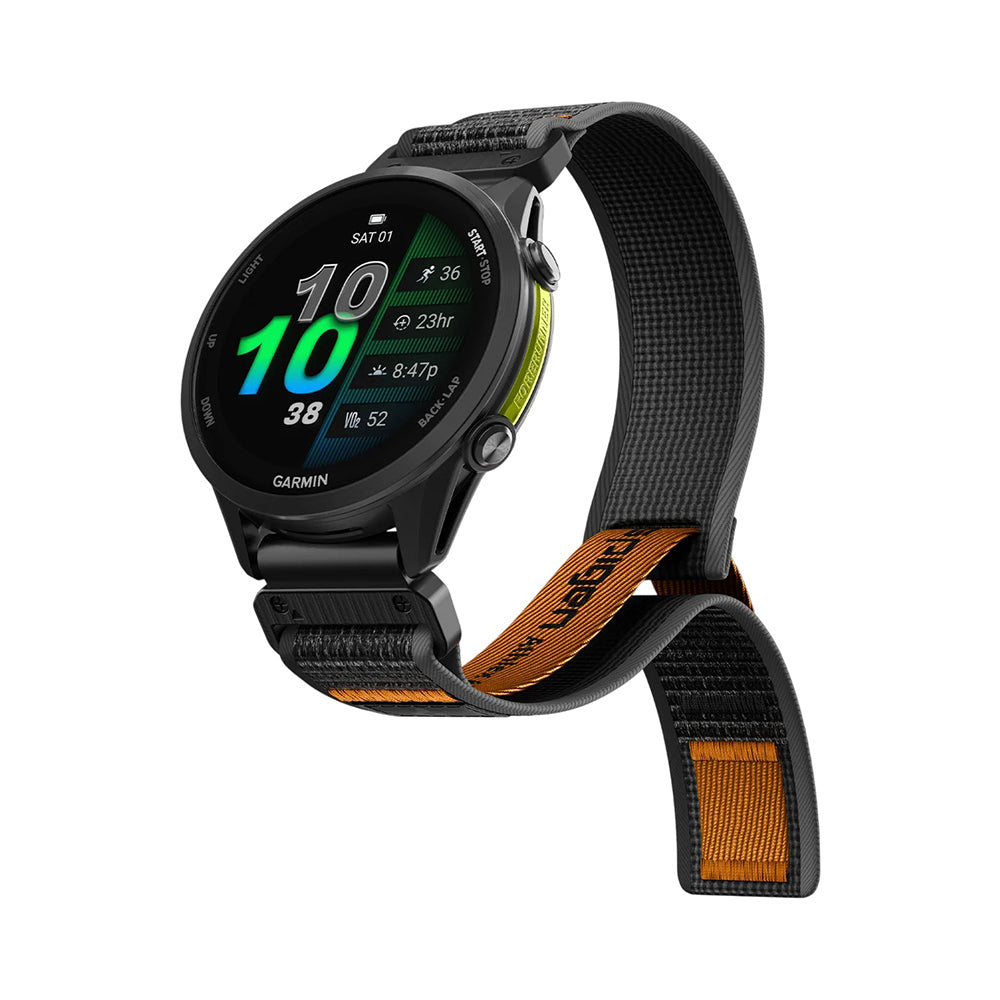Řemínek Spigen Athlex Air pro Garmin Watch Fenix / Forerunner / Approach Series, 22mm, Černo-oranžový AMP11426
