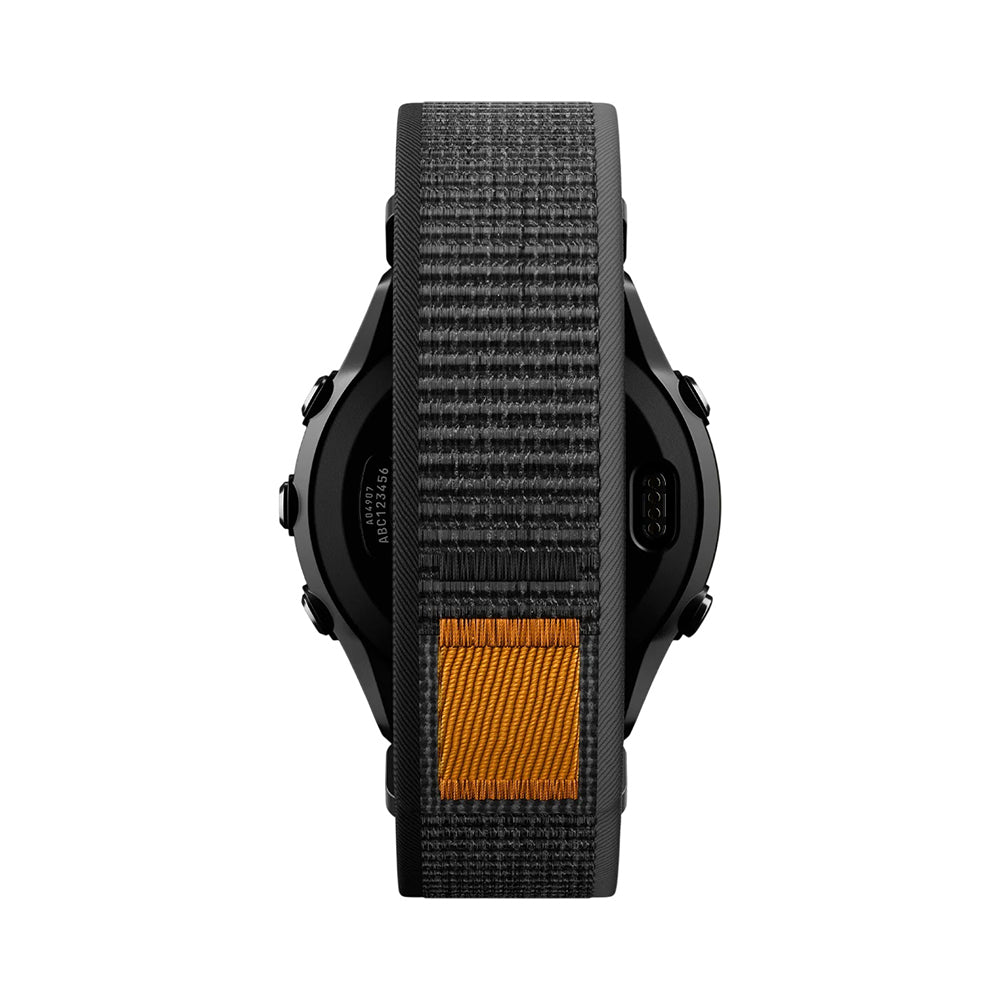 Řemínek Spigen Athlex Air pro Garmin Watch Fenix / Forerunner / Approach Series, 22mm, Černo-oranžový AMP11426
