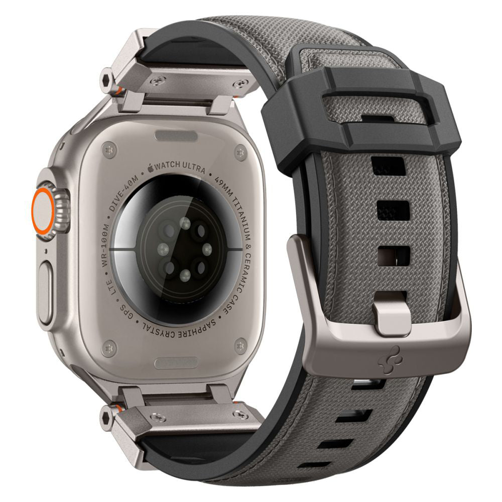 Spigen DuraPro Armor Strap for Apple Watch 49mm / 46mm / 45mm / 44mm / 42mm Series, Gray AMP09104